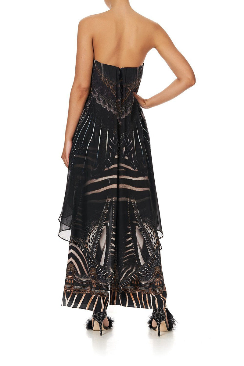 Strapless Overlay Jumpsuit Online Store