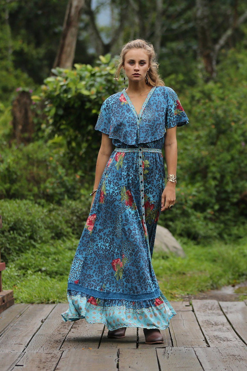 Maya Cape Dress Online Store