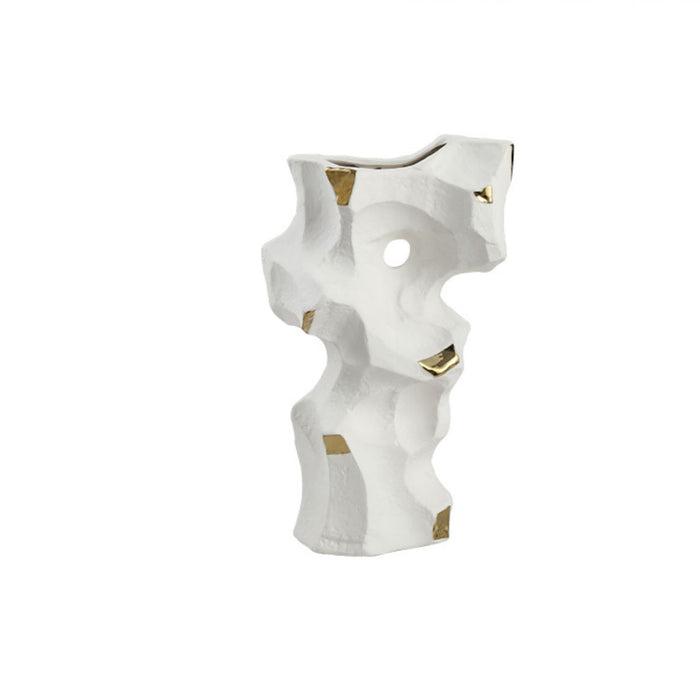 NOVA WHITE & GOLD VASE (2)