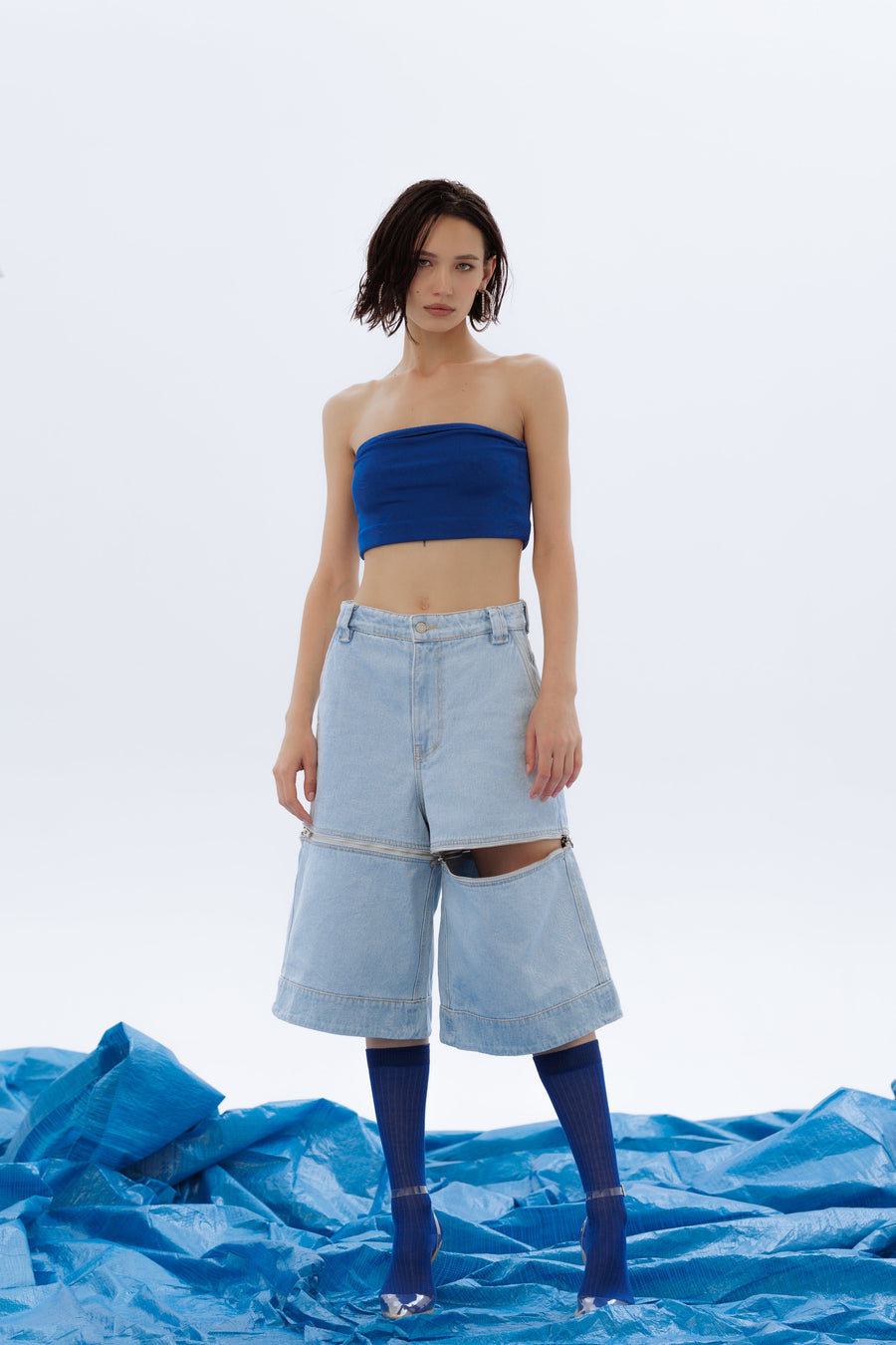 Bermuda Denim Pants