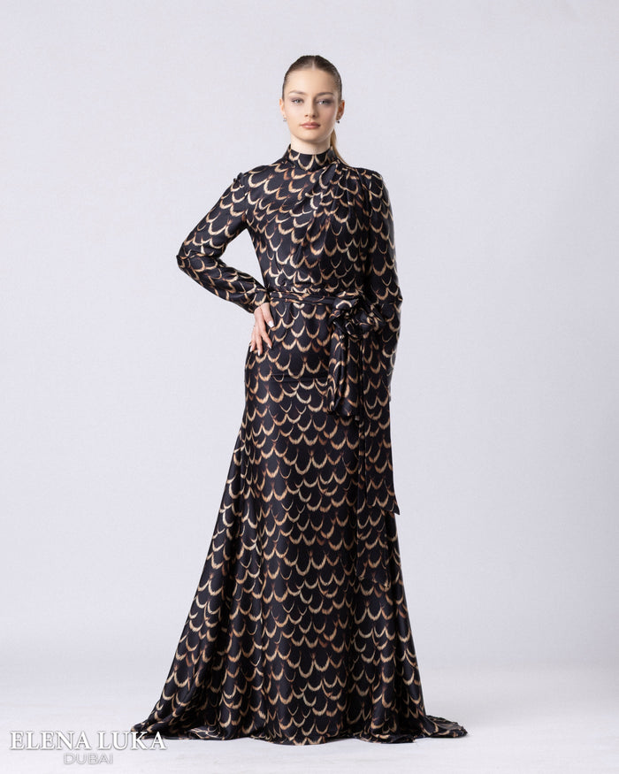 FALCON SERPENTINE GOWN