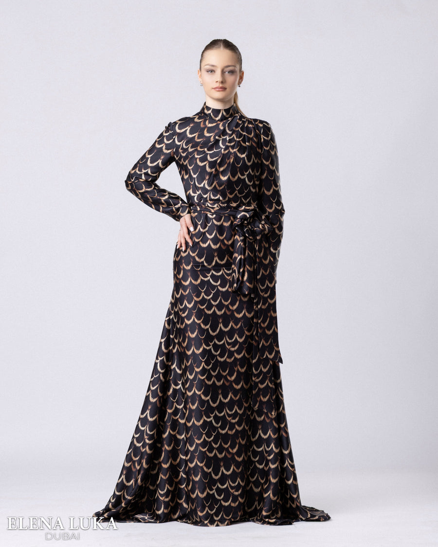 FALCON SERPENTINE GOWN