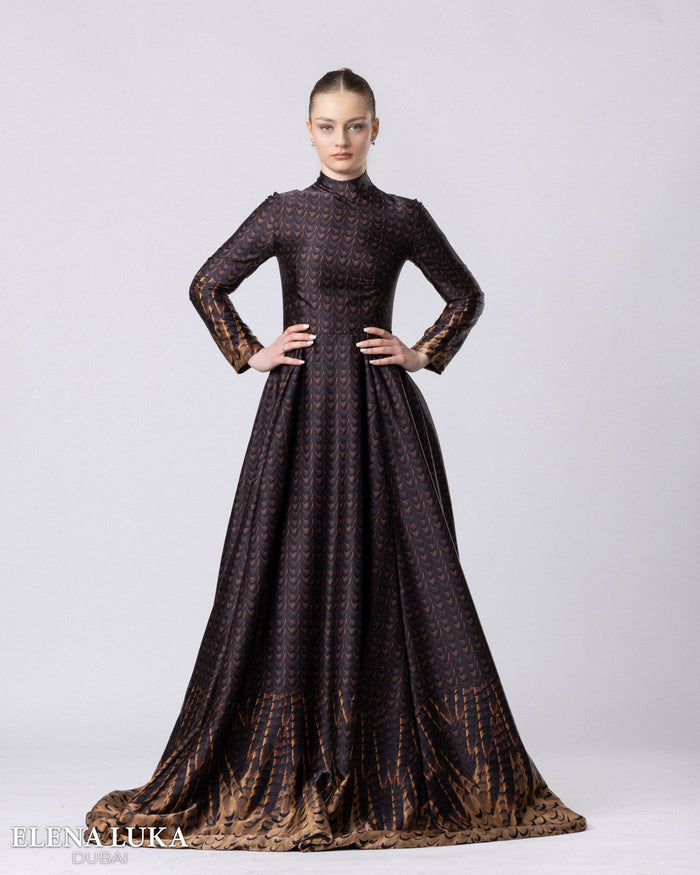FALCON DESERT OMBRE GOWN