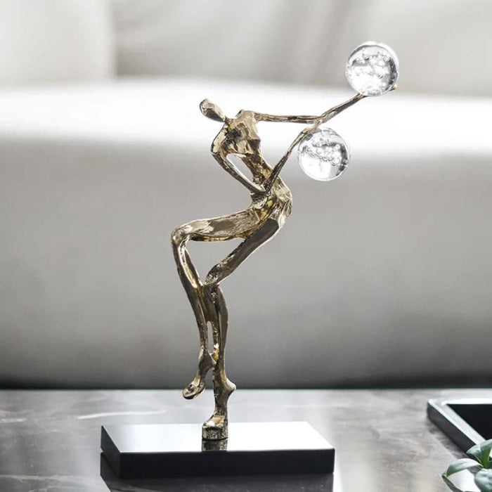 THE GILDED MUSE SCULPTURE