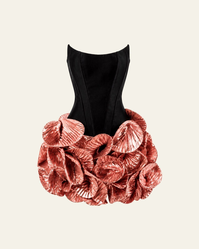 Aurelia: Rose Golden Ruffle Bloom