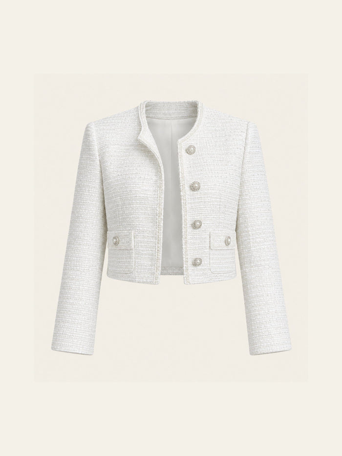 Gemenee Crystal White Jacket