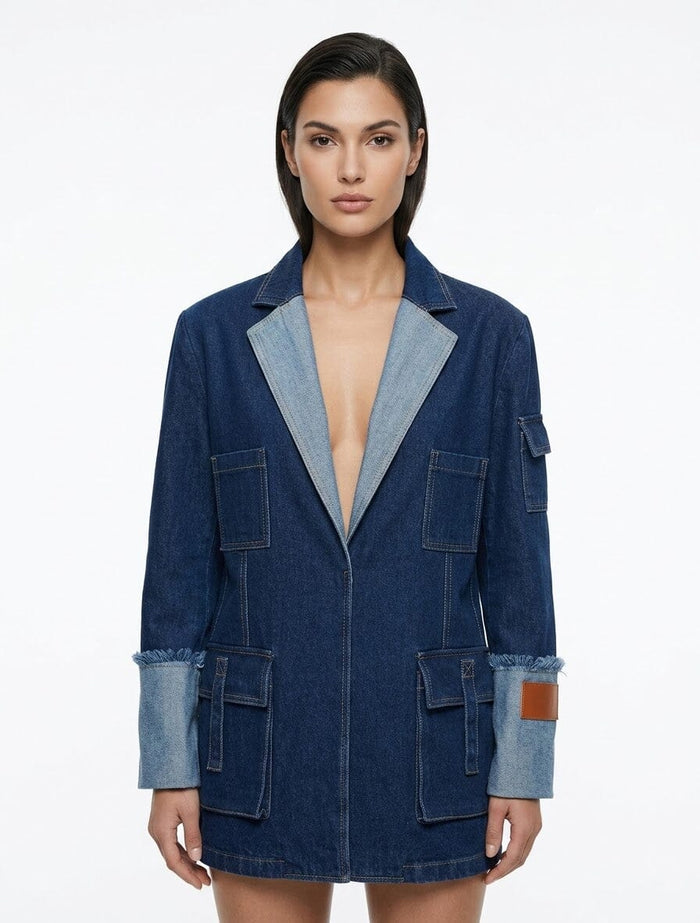 Cargo Denim Jacket
