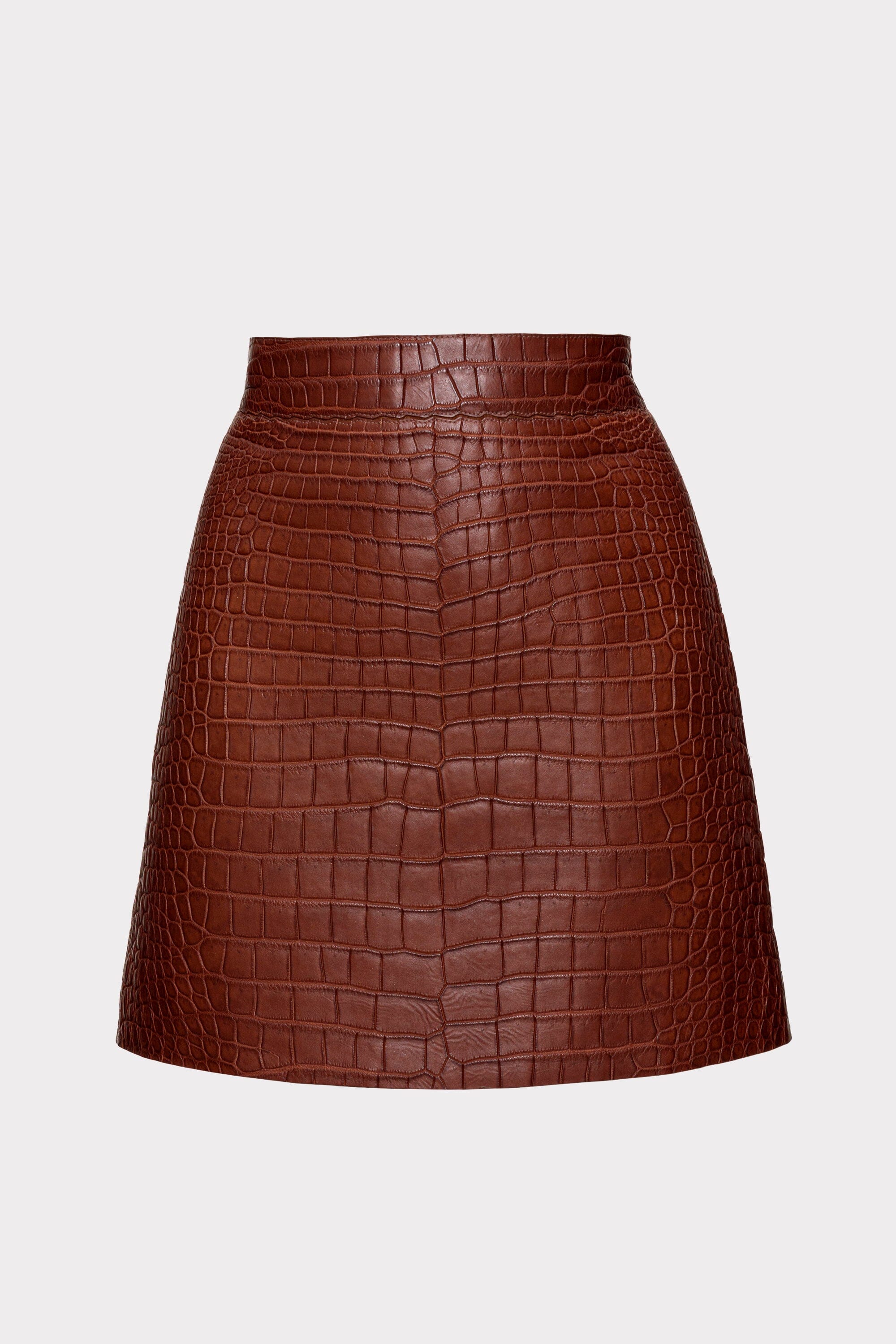 Crocodile Mini Skirt