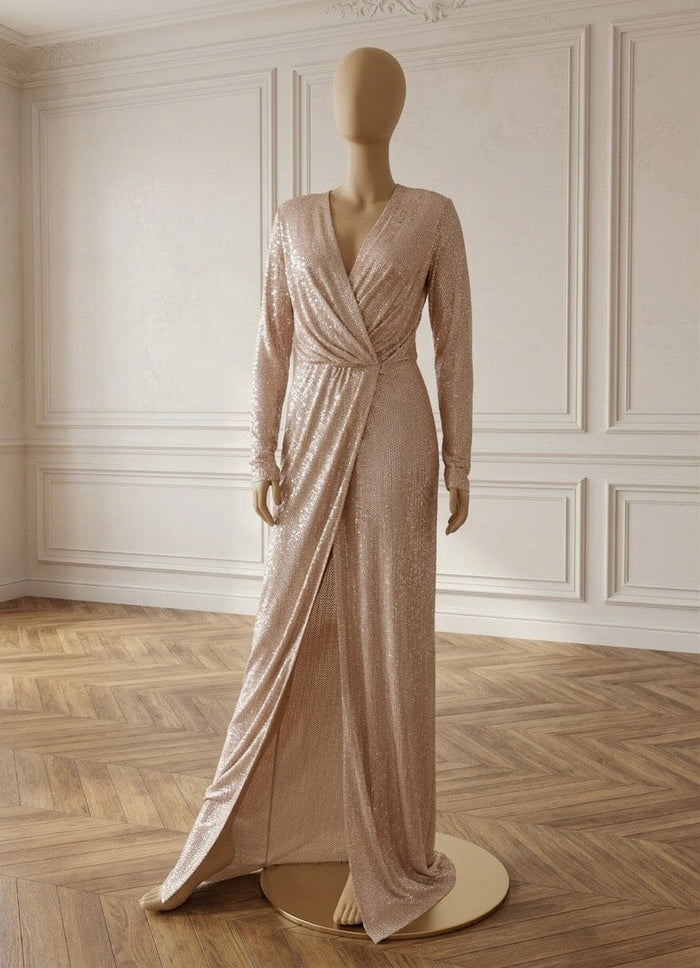 Maxi dress with two scents - SCDS22-018/1