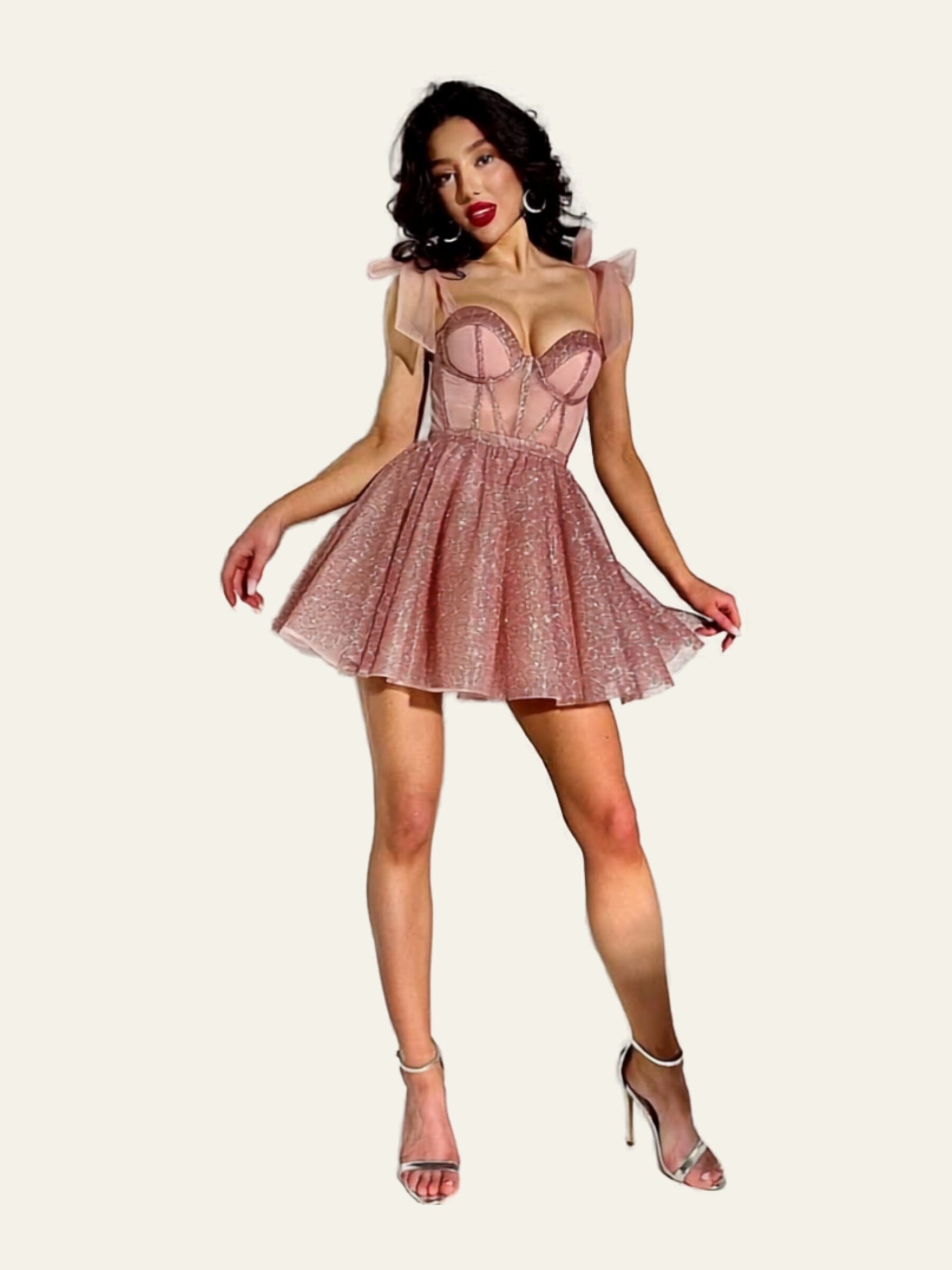 Erika Pink Big Glitter