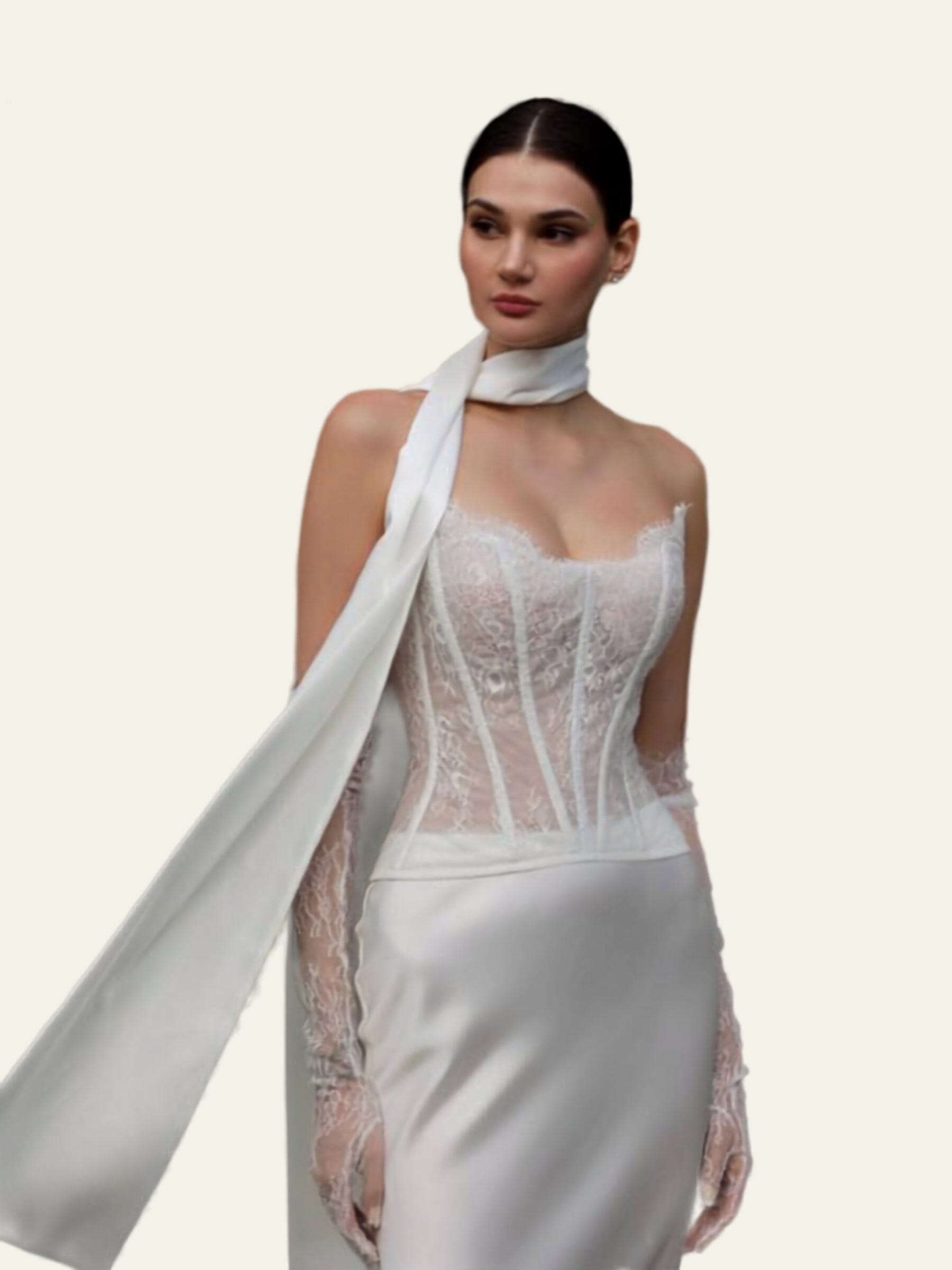 Lace Corset moon