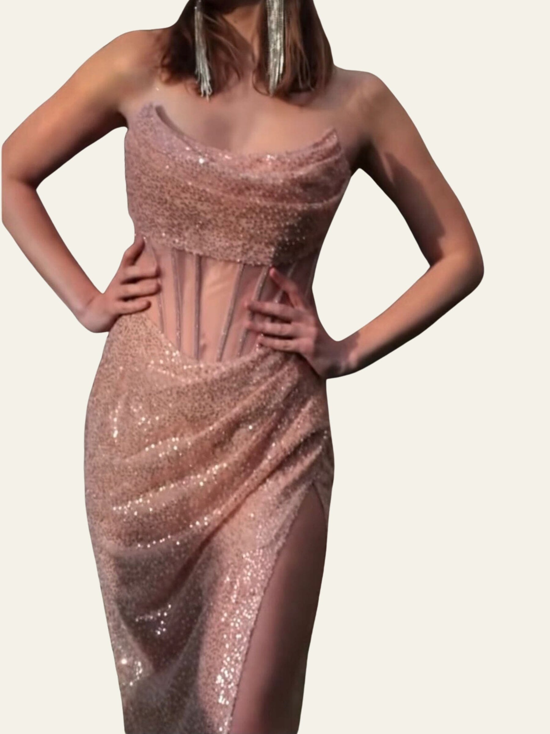 Lambre Maxi with Beads