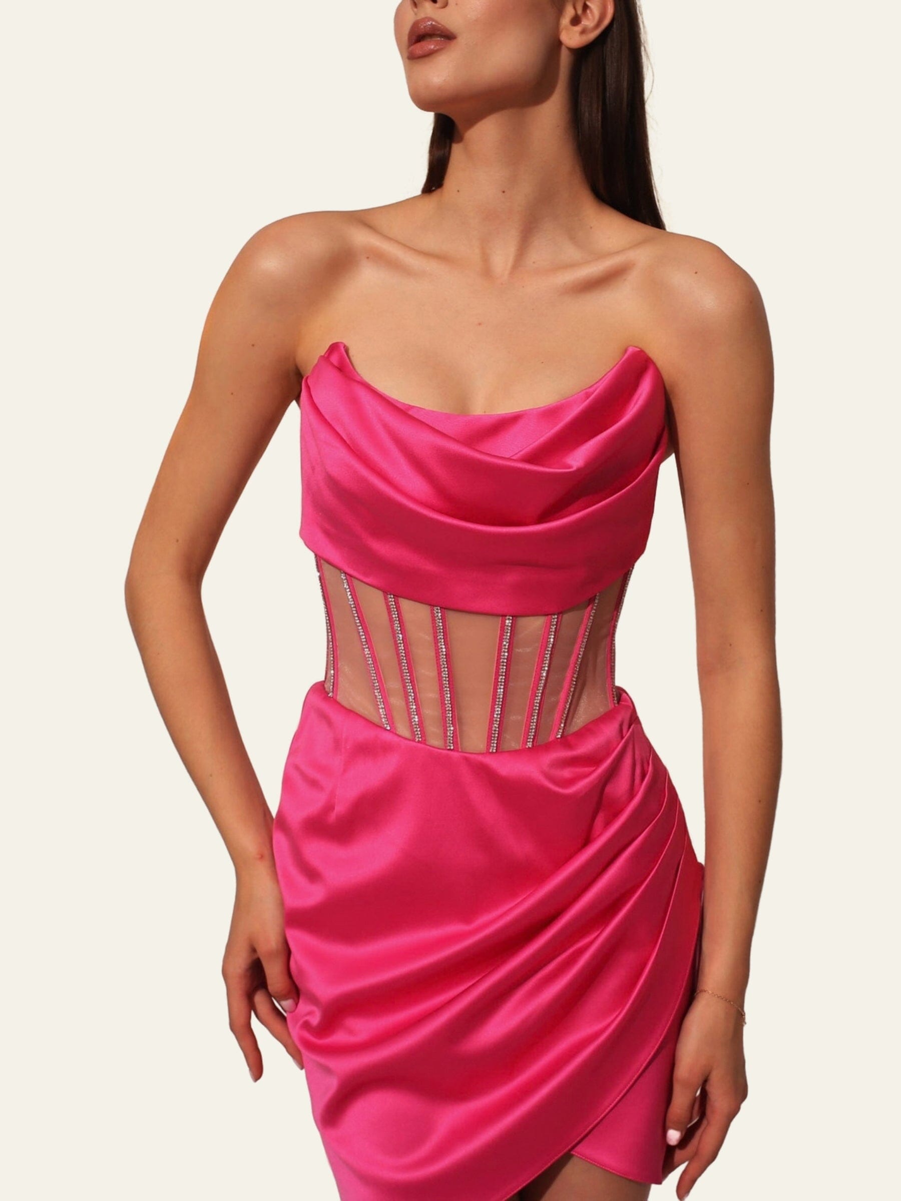 Lambre  Satin Dress