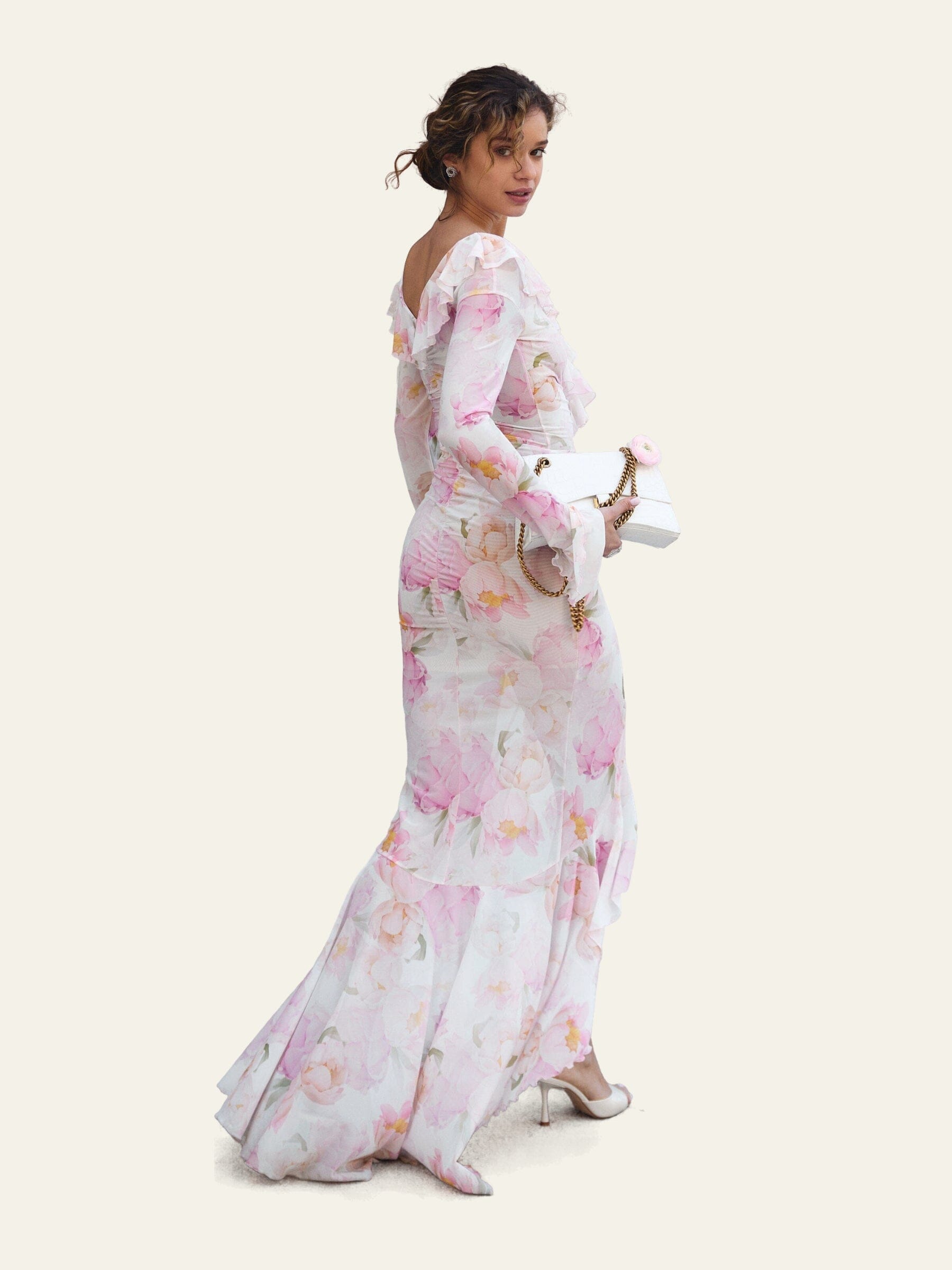 Serra Peony Maxi Dress