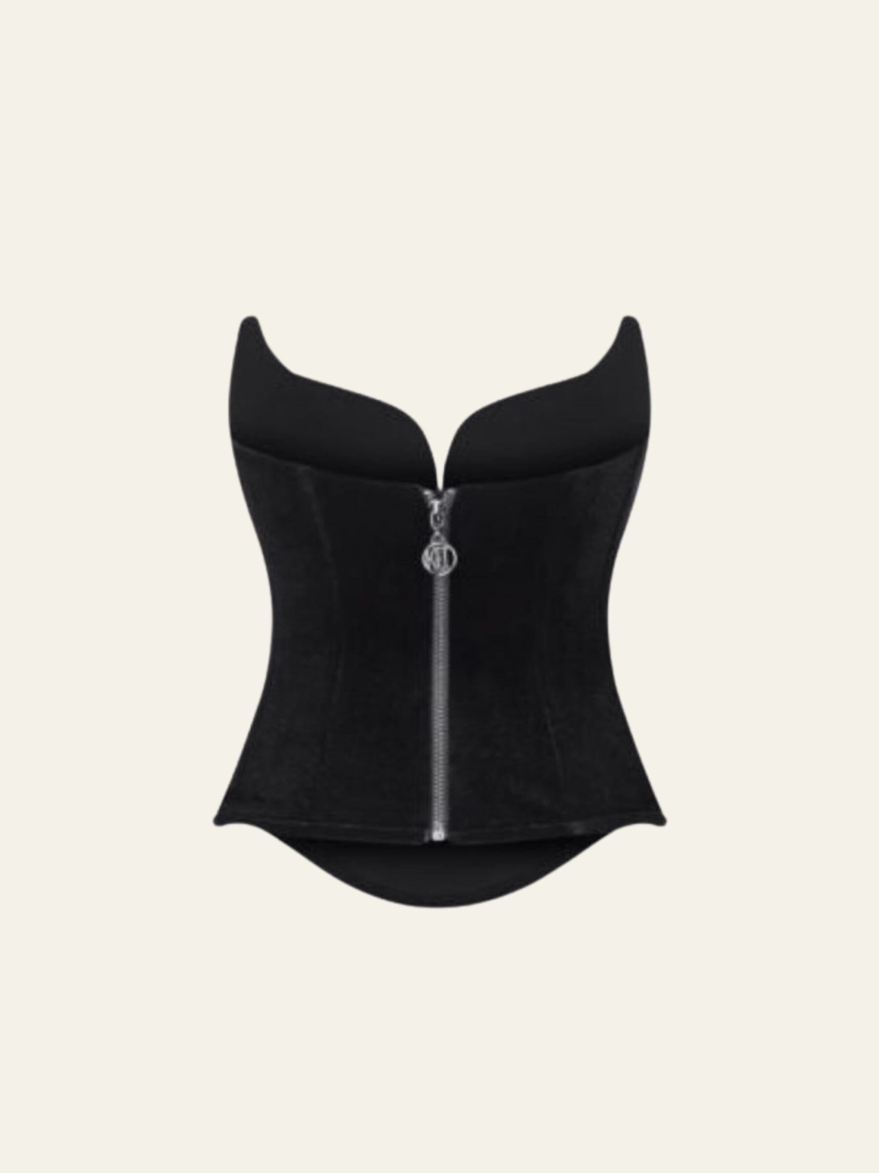 Velvet Corset set