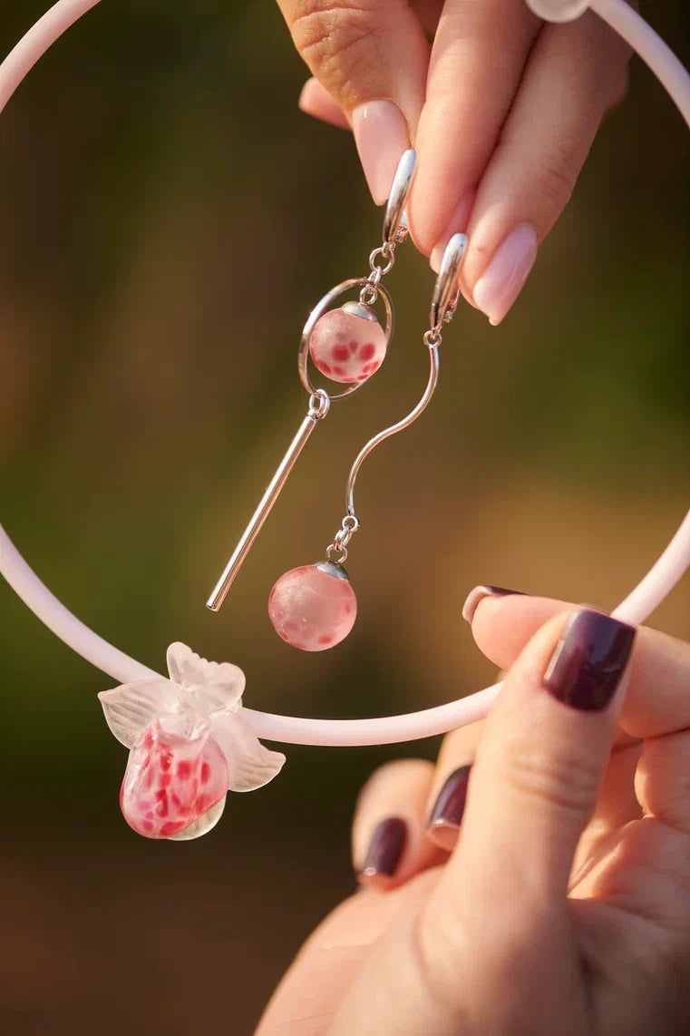 Orchid White and Pink Necklace