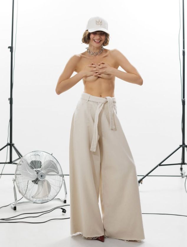 Wide Leg Pants with belt