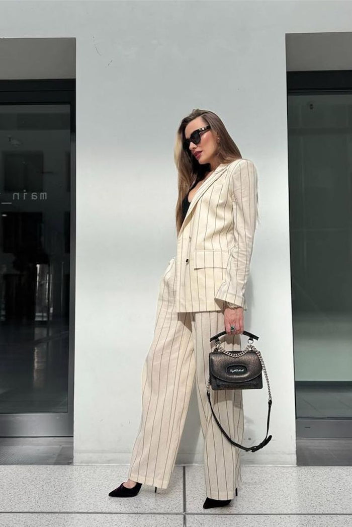 Striped suit