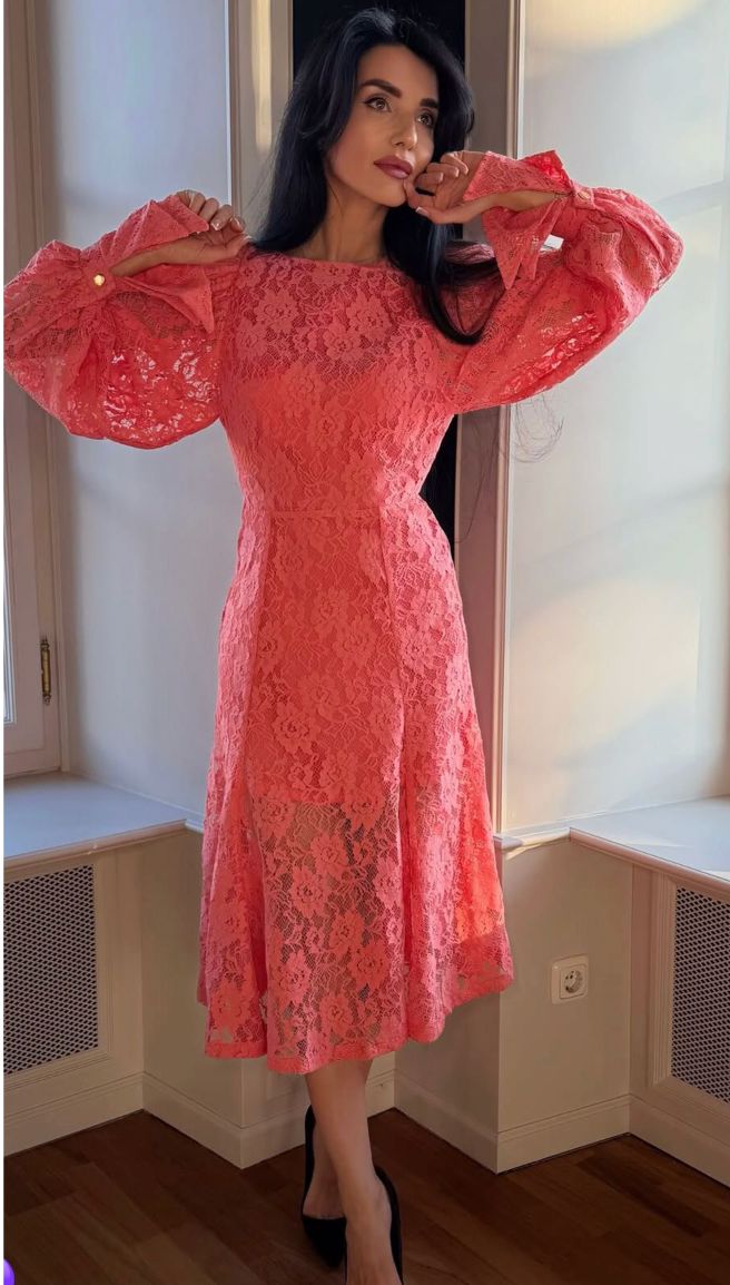 Long Lace Dress