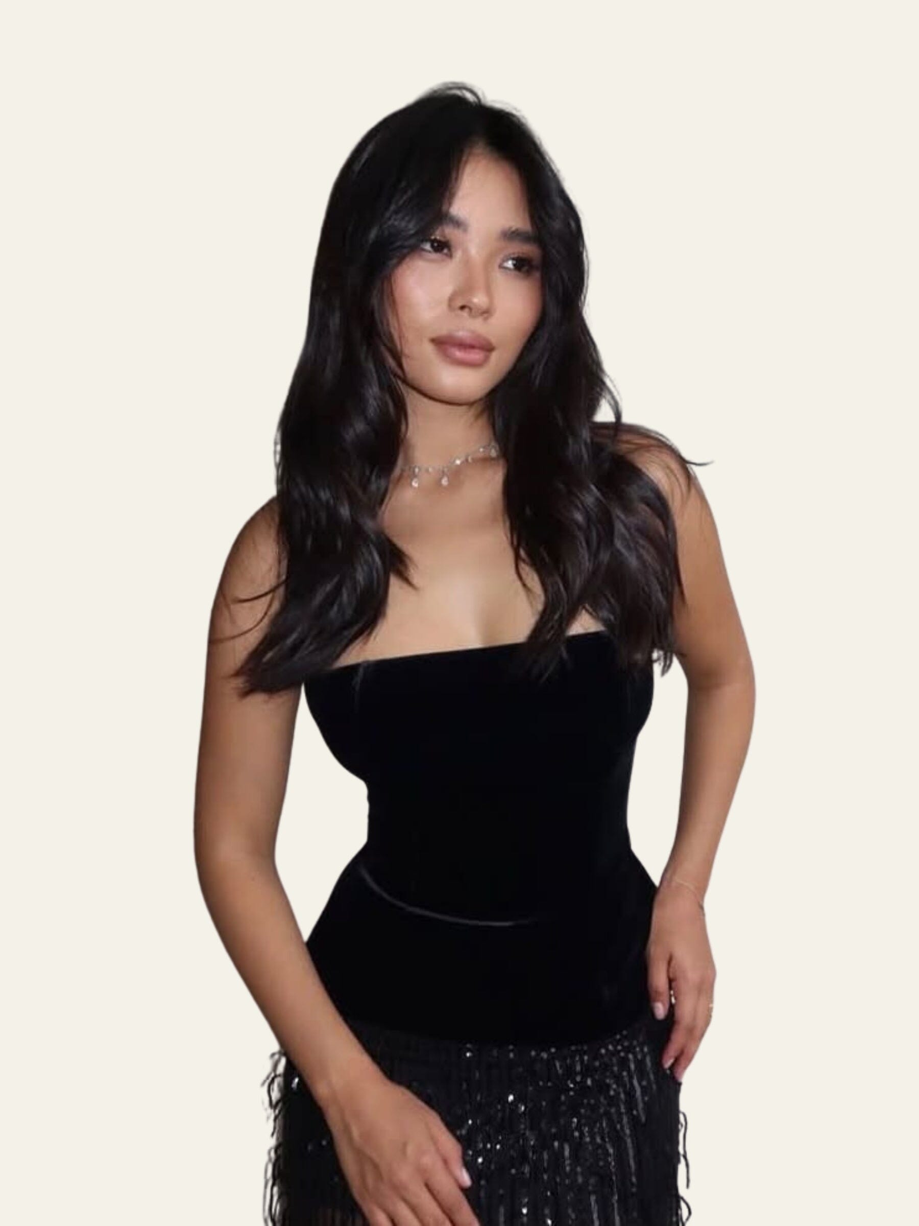 Velvet corset