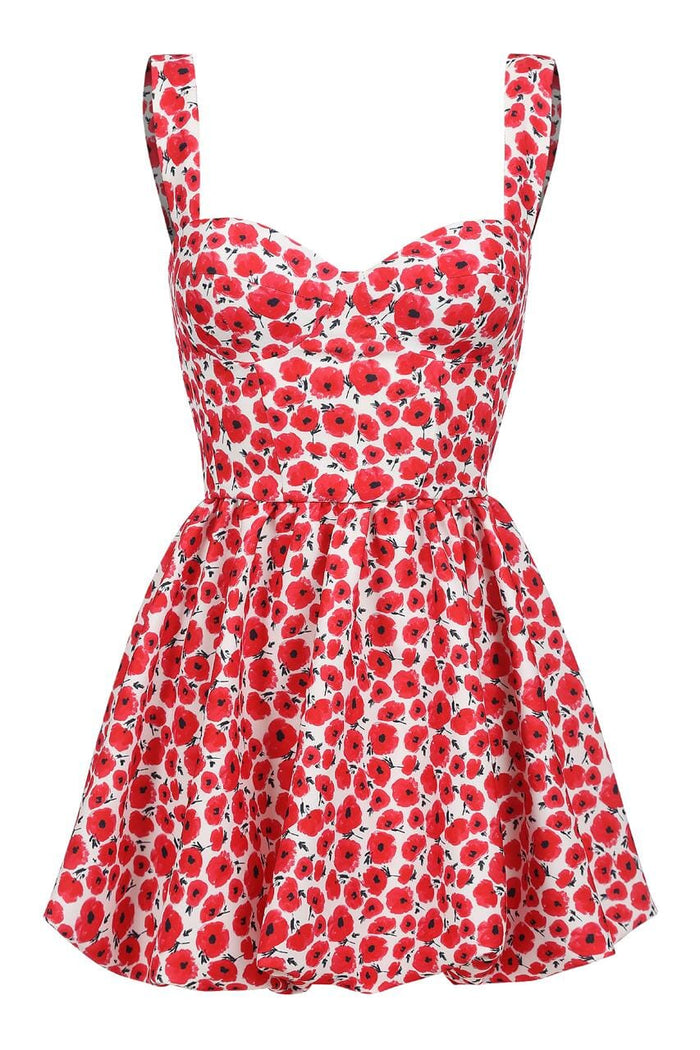 Bustier Balloon Mini Dress (2)