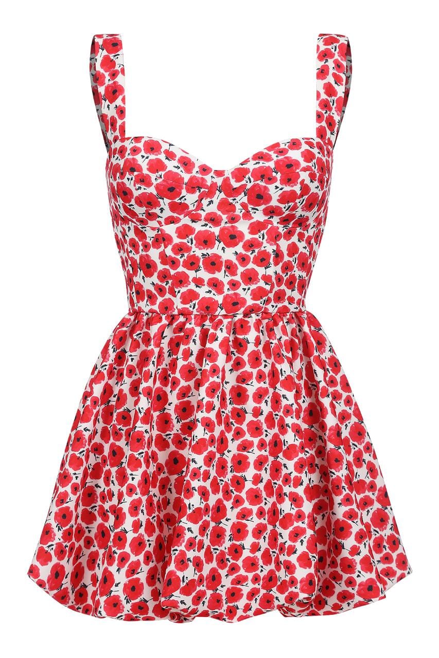 Bustier Balloon Mini Dress (2)