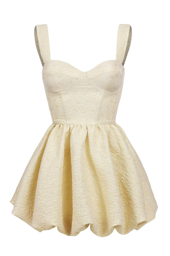 Bustier Balloon Mini Dress