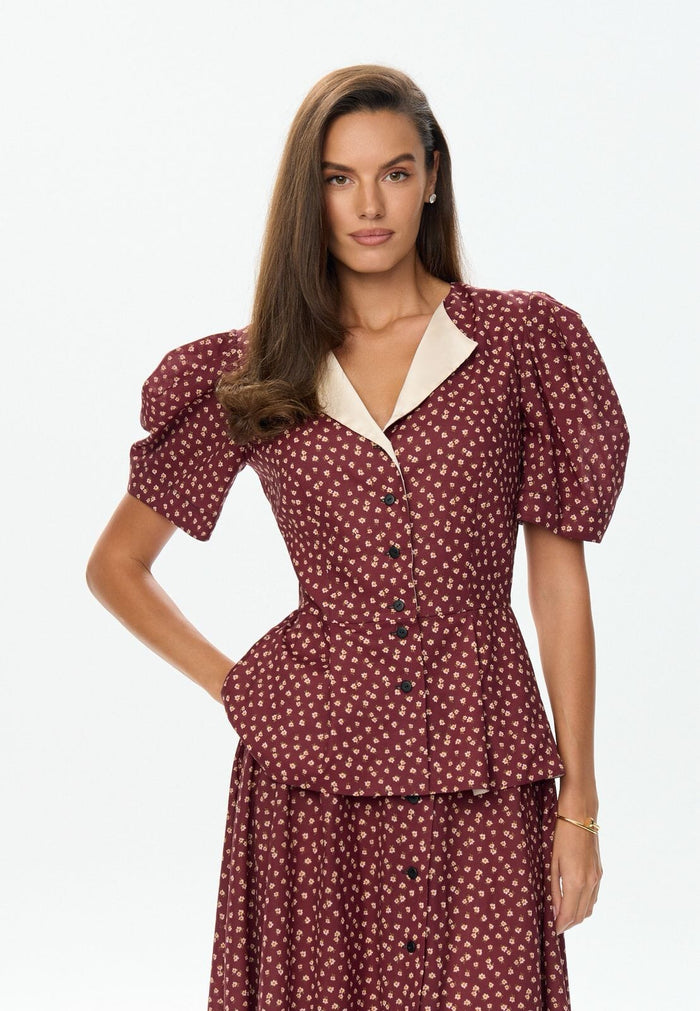 Button Down Blouse