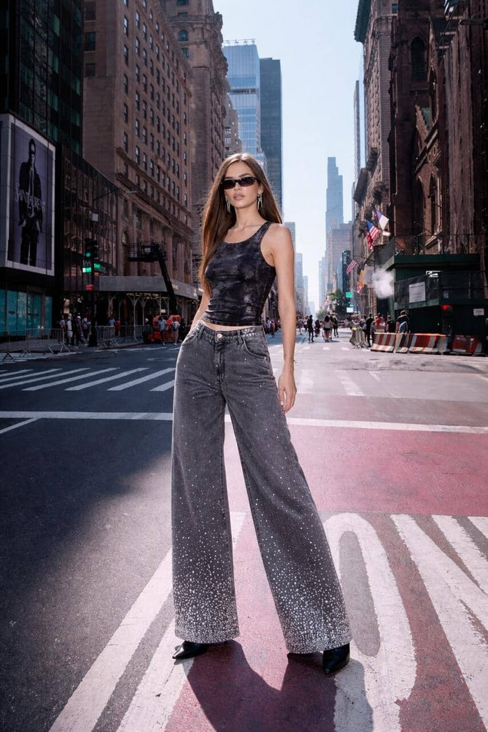 Gorgeous Crystal Palazzo Pants (2)