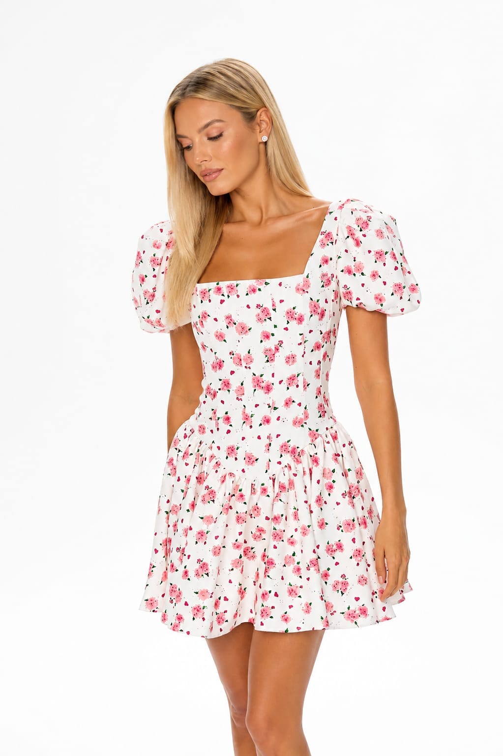 Mini Dress with Corset Base (3)