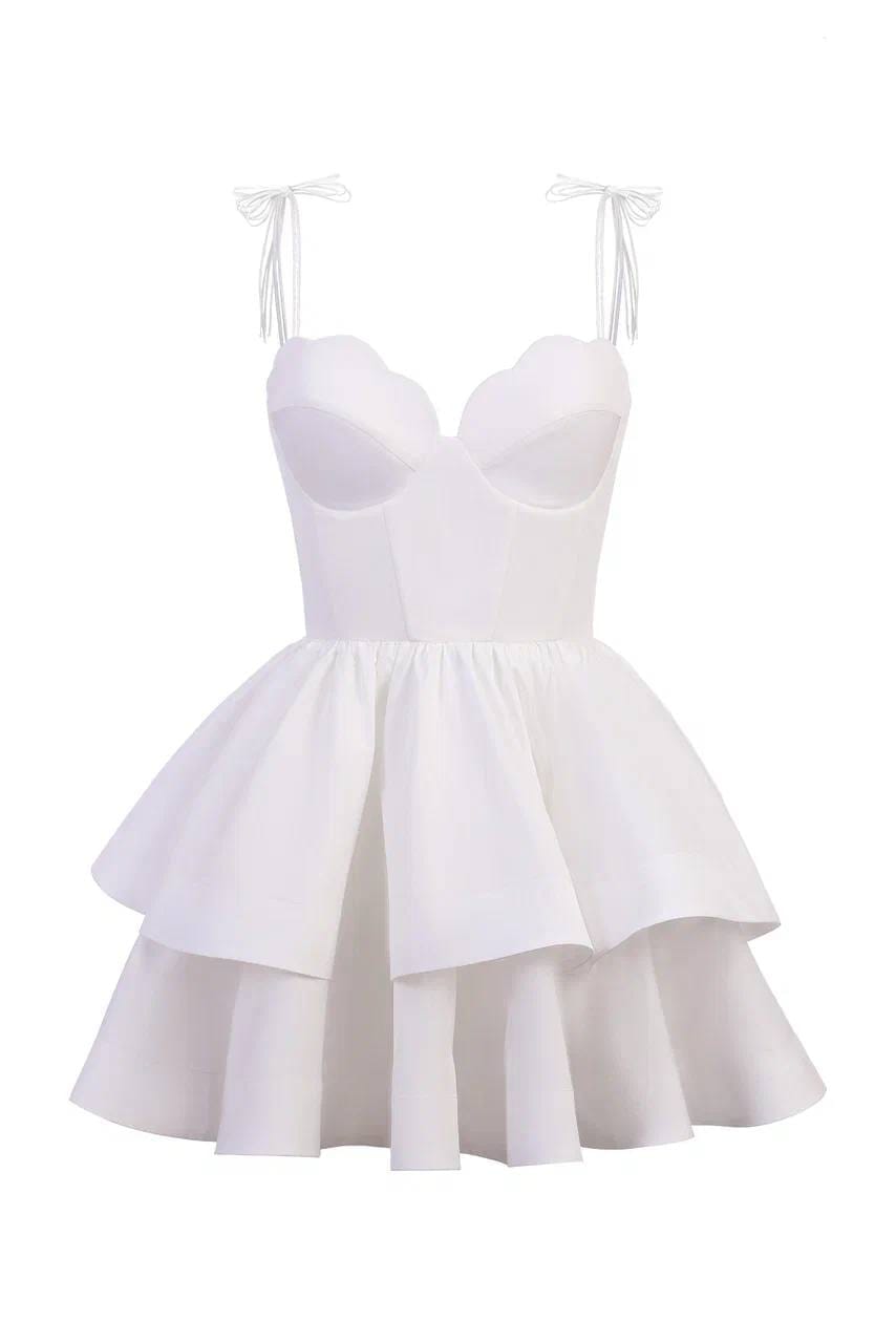Limited Mini Dress with a double skirt