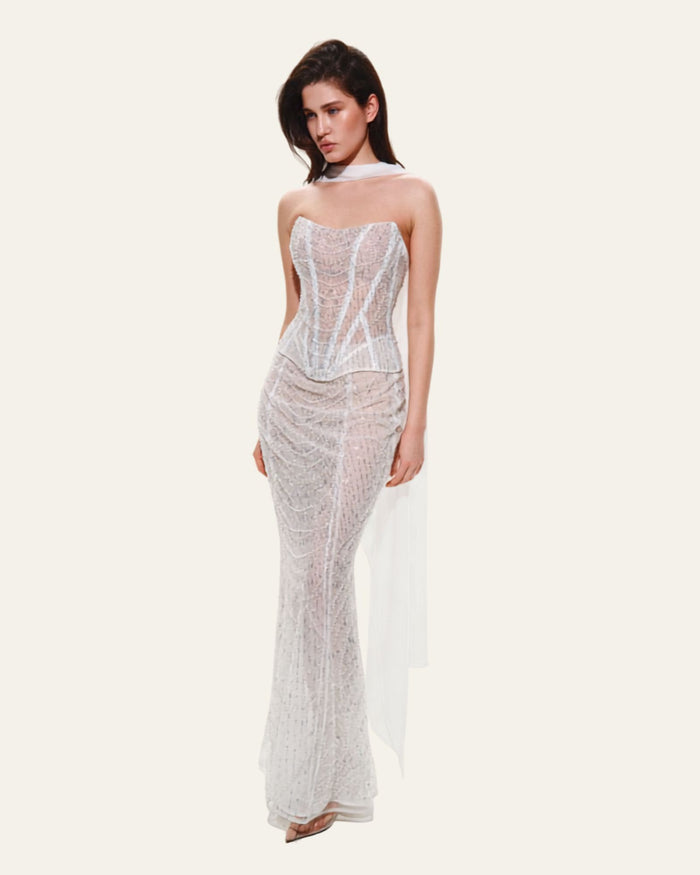 Skirt Crystal Mesh (2)