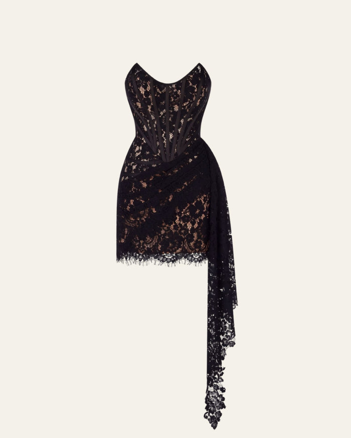Shine Lace Mini dress
