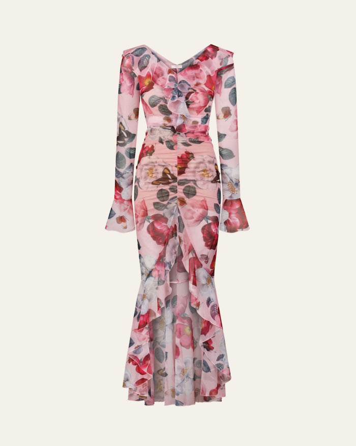 Serra Rose Maxi Dress