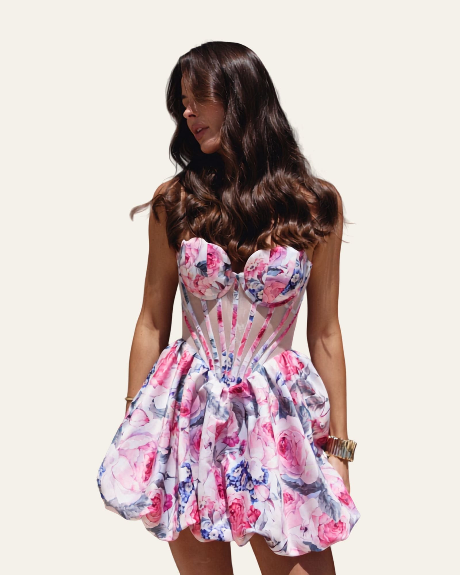 Garby Peony Mini Dress