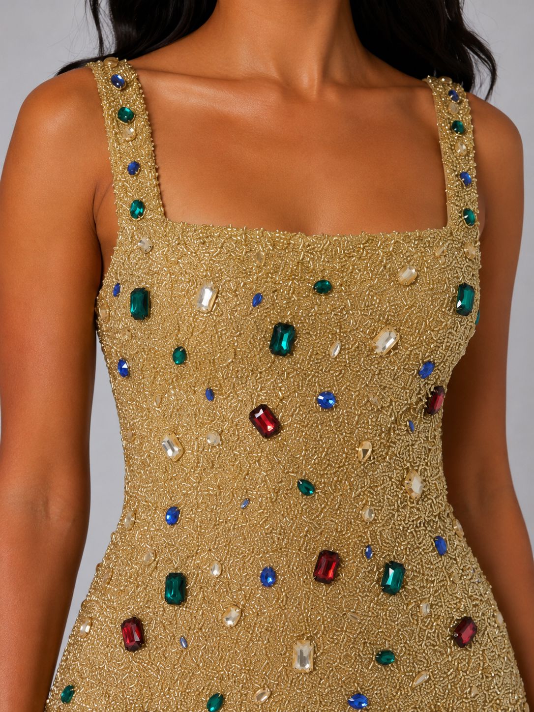 Gemstone Glow Mini Dress