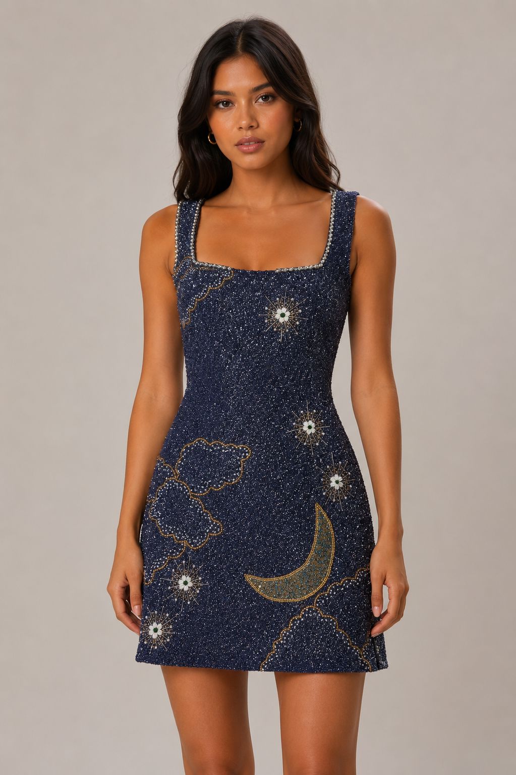 Midnight Celeste Mini Dress