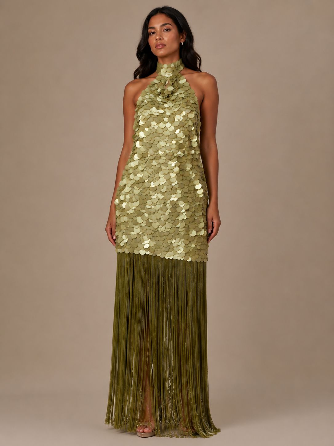 Olive Lumière Dress