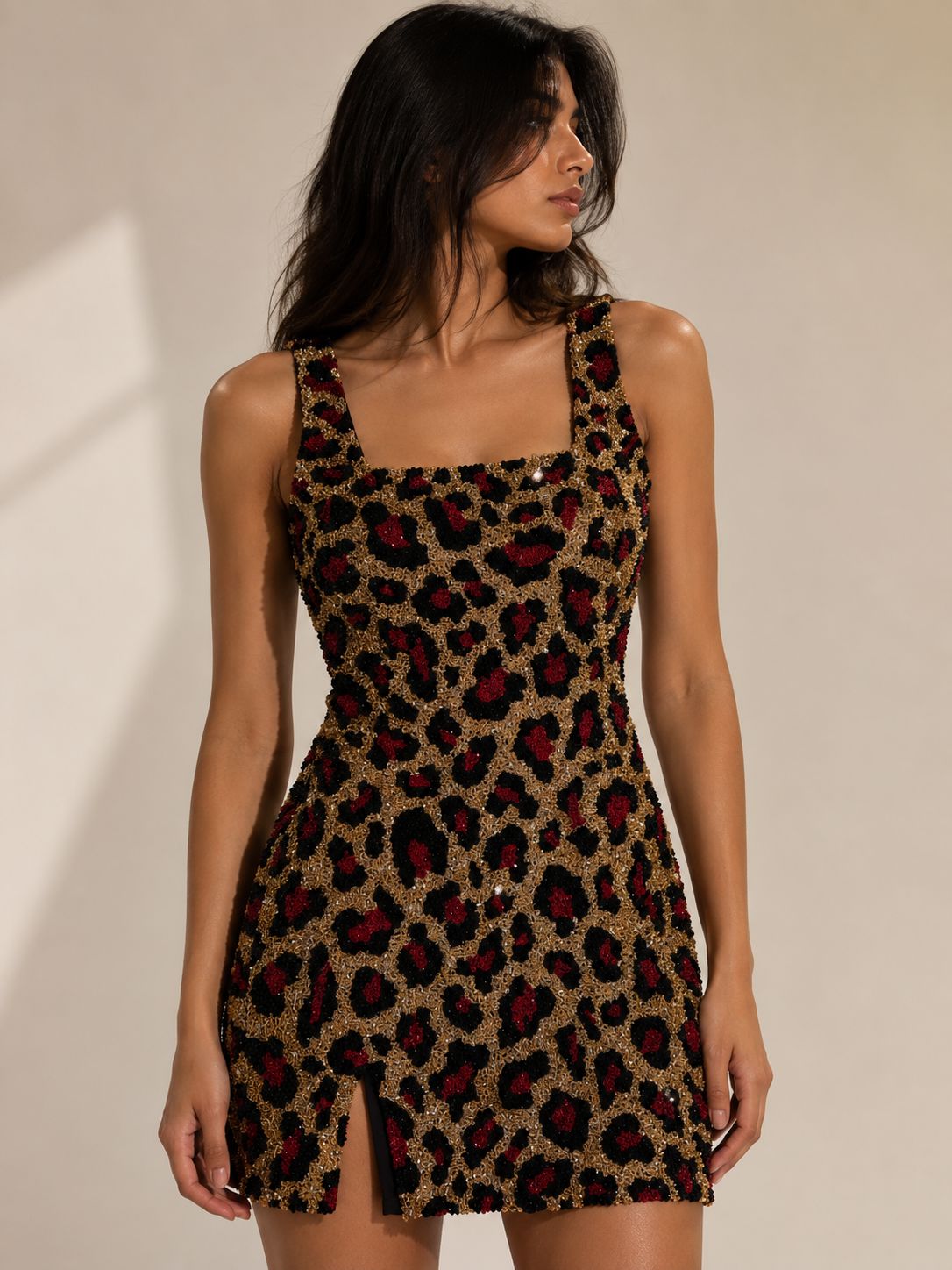 Wild Ember Mini Dress