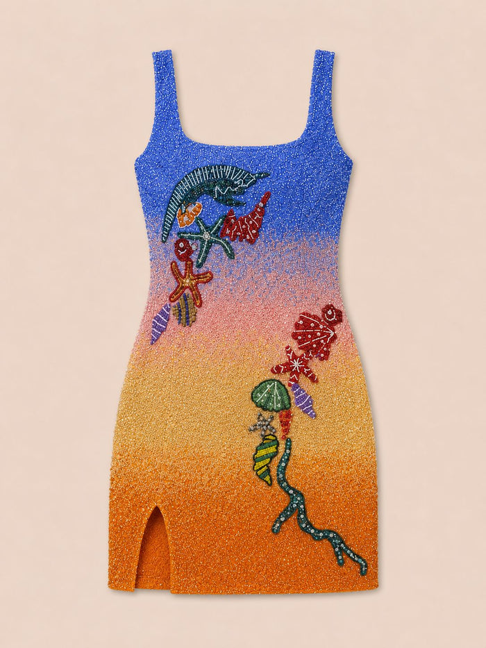 Sunset Reef Mini Dress