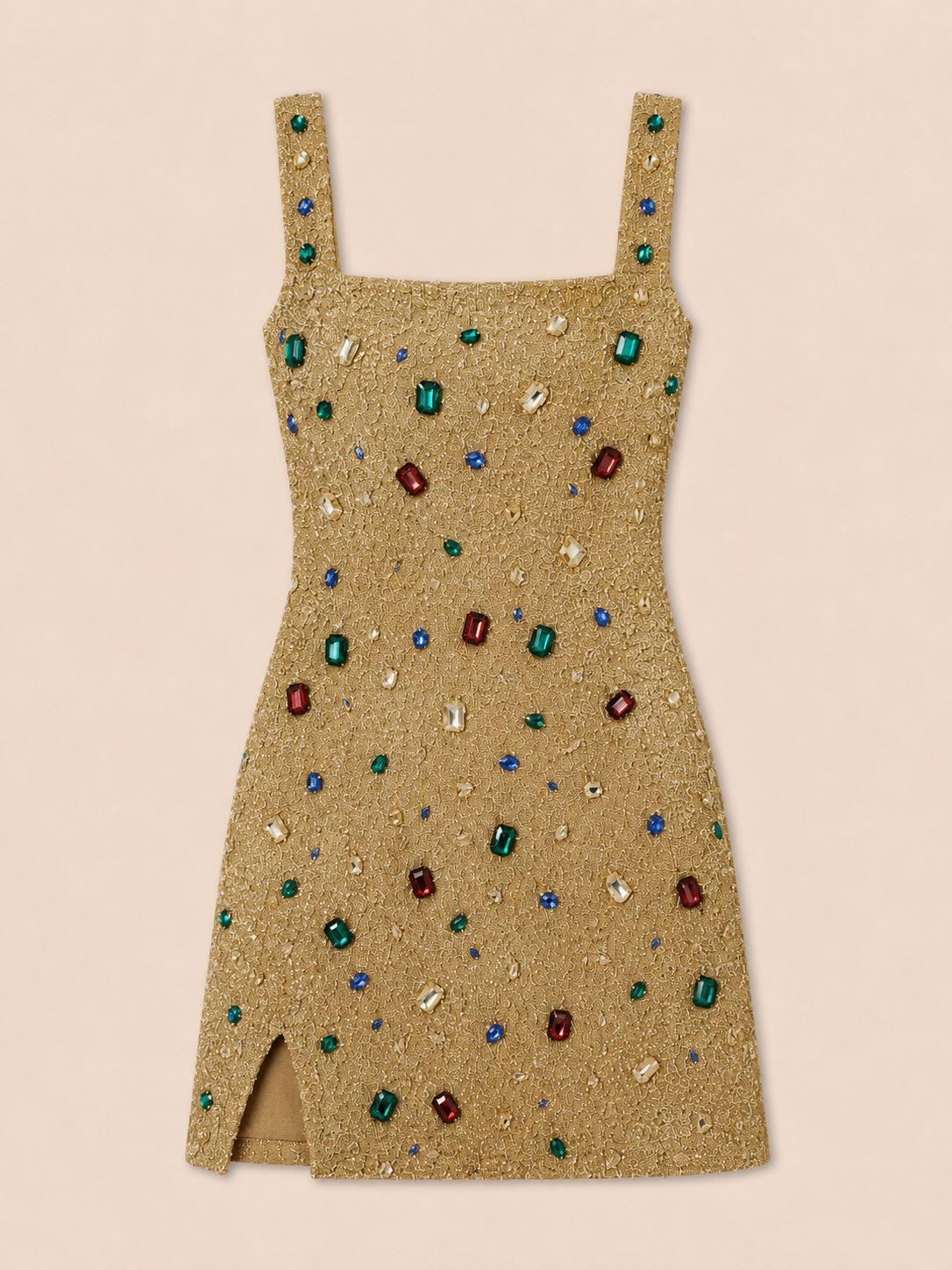 Gemstone Glow Mini Dress