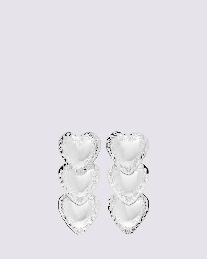 Heart Drop Earrings