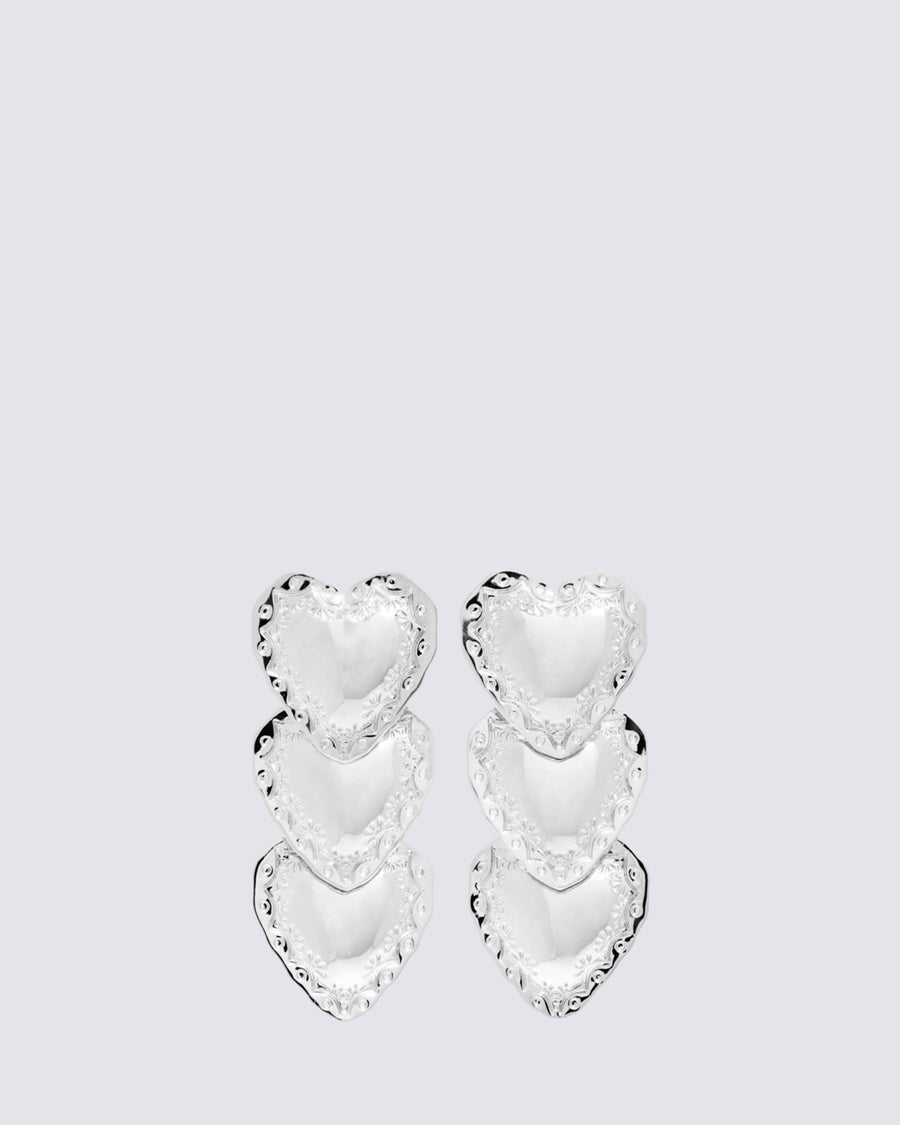 Heart Drop Earrings