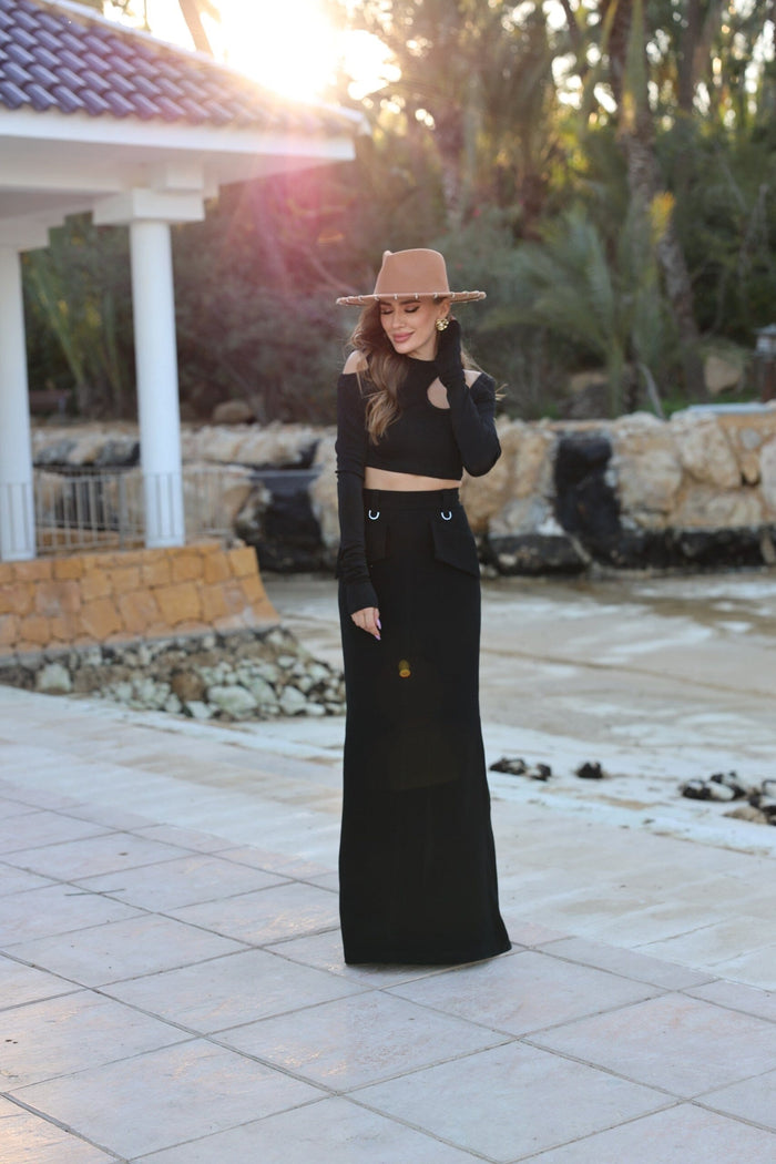Long Pocket Skirt