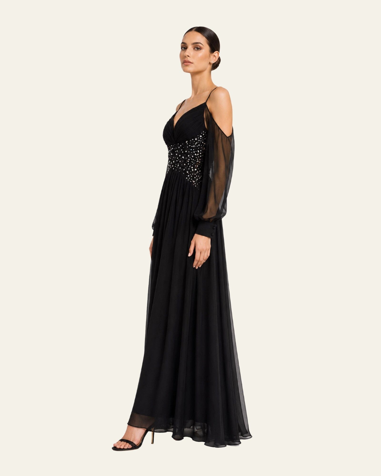 Off-Shoulder Long Dress