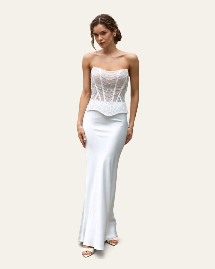 Mary Satin Skirt