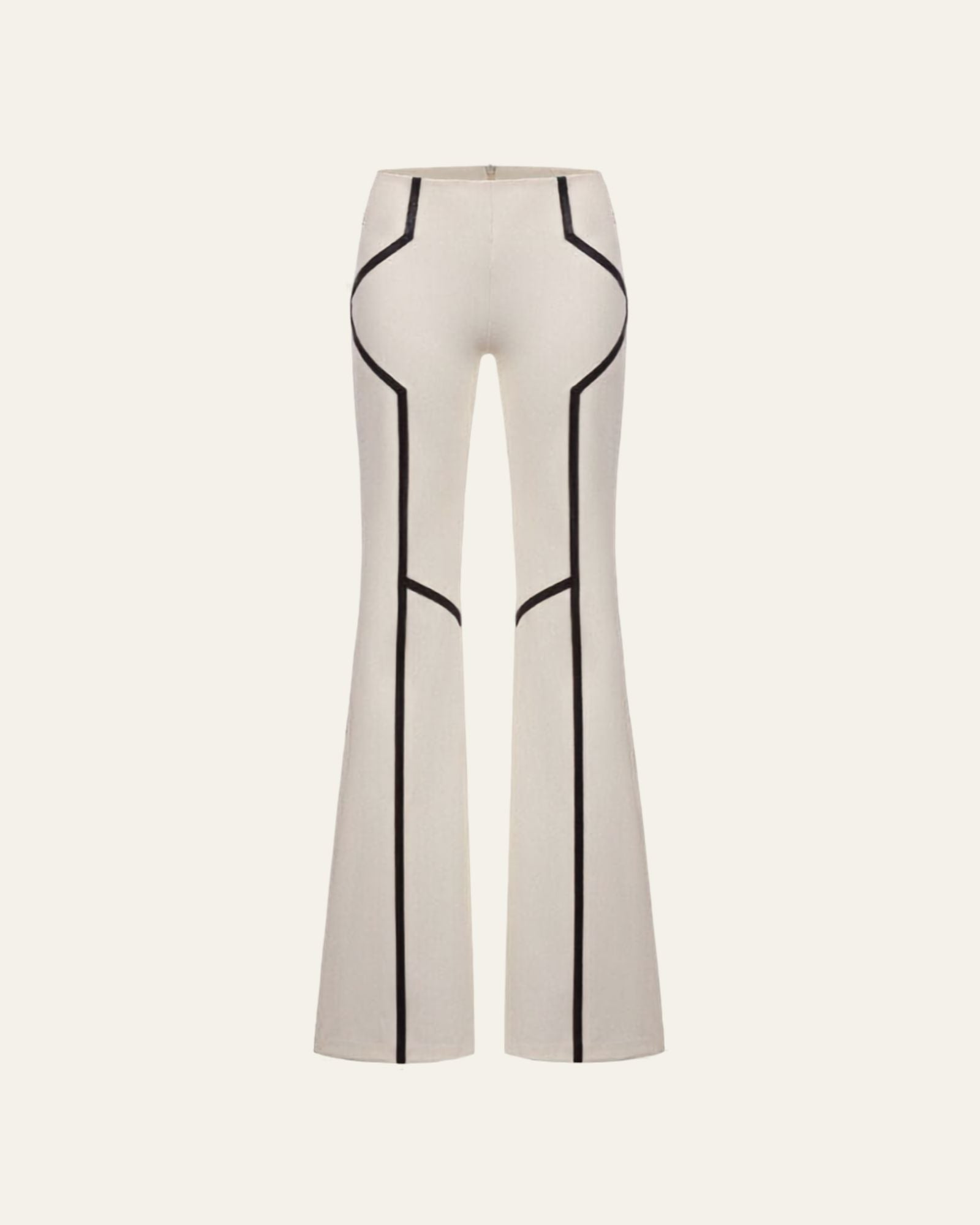 Trousers with Leather Line