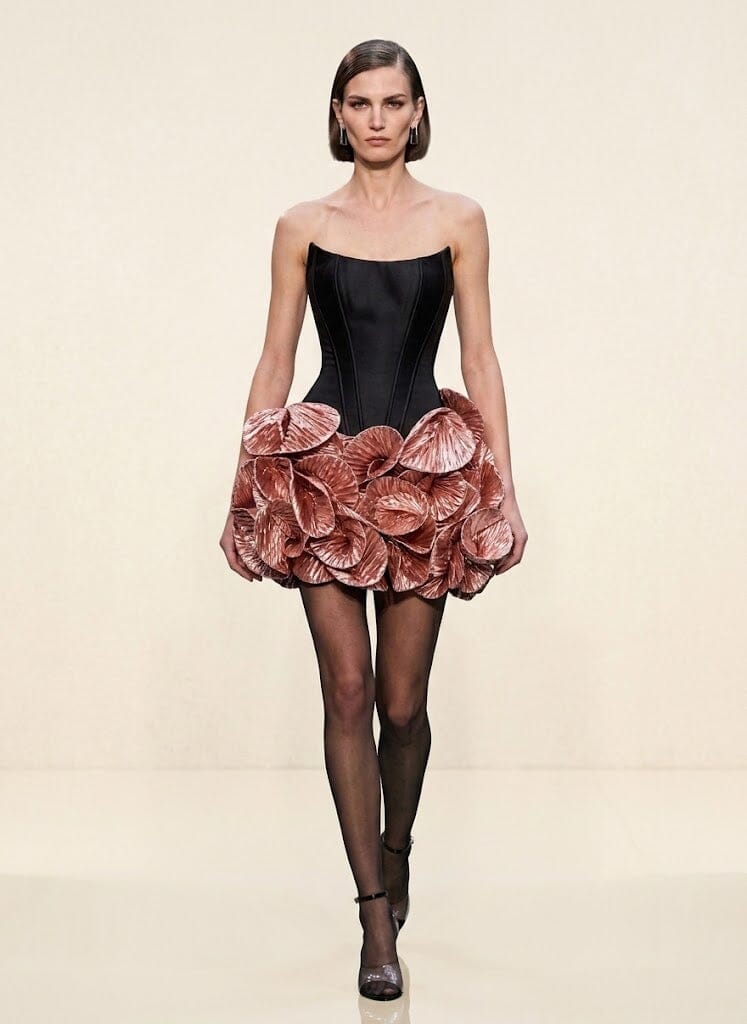 Aurelia: Rose Golden Ruffle Bloom