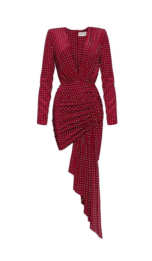 Foulard Print Crepe Dress Online Store Foulard Print Crepe Dress Online Store