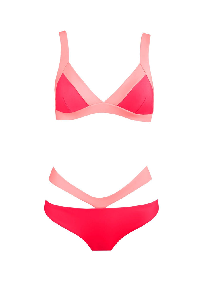 Bikini Two-Tone  V-Belt Set